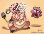 bovine cattle disgusted female humor iveechan koffing lactating milk miltank nintendo pokémon teats udders video_games
Rating: Questionable
Score: 8
User: Gaydevoir
Date: October 24, 2013
