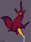 animal_genitalia ball_tuft balls big_penis bodily_fluids cum cum_drip dripping facial_scar feral fur genital_fluids genitals leg_scar male one_eye_closed penis purple_scar red_body red_fur scar scars_all_over sheath solo spread_legs spreading tapering_penis tapering_tail thigh_scar torn_ear tuft unimpressed vein veiny_penis yellow_eyes yellow_penis artienvy rain_world videocult artificer_(rain_world) slugcat hi_res