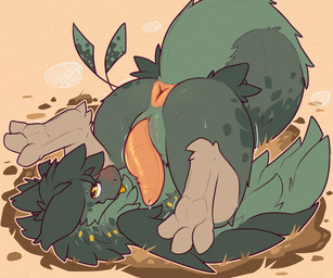 animal_genitalia anus ass_up bodily_fluids butt digitigrade erection feathers feet feral genital_fluids genital_slit genitals green_body green_feathers green_mane looking_at_viewer lying male mane on_back pawpads penis pink_anus pink_penis precum presenting presenting_anus puffy_anus raised_tail solo tail thick_tail tongue tongue_out y_anus yellow_eyes yellow_tongue scarf_(artist) mythology dragon feathered_dragon feathered_scalie hybrid mythological_creature mythological_scalie scalie 6:5 absurd_res hi_res