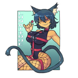 5_fingers animal_ears big_breasts blue_ears blue_hair blue_tail breast_squish breasts candy clothed clothed_female clothed_humanoid clothing dessert female female_humanoid fingers fishnet_clothing fishnet_legwear food hair heterochromia inner_ear_fluff legwear leotard lollipop small_waist smile solo squish tail tuft karu184 animal_humanoid cat_humanoid felid felid_humanoid feline feline_humanoid humanoid mammal mammal_humanoid 2023 absurd_res digital_drawing_(artwork) digital_media_(artwork) hi_res portrait three-quarter_portrait