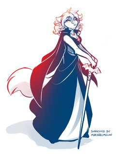 anthro breasts cane cape chest_tuft cleavage clothed clothing dress fangs female holding_object jewelry looking_at_viewer necklace simple_background solo teeth tuft white_background conditional_dnp tom_fischbach twokinds roselyn_(twokinds) canid canine canis keidran mammal vampire wolf 2018 adobe_photoshop_(artwork) digital_media_(artwork) hi_res monochrome sketch