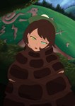 ambiguous_gender animated brown_hair clothed clothing coiling danimarion duo female feral gloria_(pokemon) hair human hypnosis kaa_(jungle_book) mammal mind_control nintendo pokemon python reptile scalie short_playtime snake squeezing the_jungle_book