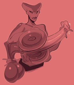 4_arms 5_fingers animal_genitalia animal_penis areola balls big_areola big_balls big_breasts big_nipples big_penis bodily_fluids breast_play breasts disembodied_penis duo equine_genitalia equine_penis female fingers genital_fluids genital_raphe genitals handjob huge_areola huge_balls huge_breasts huge_nipples huge_penis hyper hyper_genitalia hyper_nipples hyper_penis long_penis male montgomery_glands multi_arm multi_limb nipple_dip nipples non-mammal_nipples open_mouth penile penis precum raphe_(anatomy) red_background scrotal_raphe sex simple_background solo_focus sweat sweatdrop titfuck conditional_dnp welwraith chira_(welwraith) alien humanoid 2026 digital_drawing_(artwork) digital_media_(artwork) hi_res