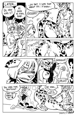 abs after_vore anal_wink anthro anus backsack balls blush blush_lines breasts butt claws clone digestion disposal duo duplication fart fatal_vore feces female female_prey genitals hair hand_on_shoulder hand_on_side male male/female male_pooping male_pooping_on_female male_pred markings nipples nude oral_vore pooping pooping_on_another pooping_on_floor presenting presenting_anus presenting_hindquarters romantic romantic_couple scatplay sigh sighing sound_effects speech_bubble spots spotted_body steaming steaming_feces straining text tied_hair vore willing_pred willing_prey shyguy9 felid feline lagomorph leopard leporid mammal pantherine rabbit snow_leopard taur 2011 comic digital_media_(artwork) english_text monochrome