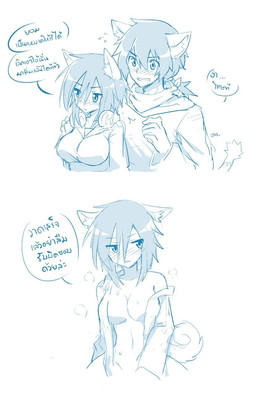 blush brears clothing curled_tail duo ear_tuft electronics female headphones male simple_background tail tuft white_background sollyz animal_humanoid cat_humanoid felid felid_humanoid feline feline_humanoid humanoid mammal mammal_humanoid 2018 digital_drawing_(artwork) digital_media_(artwork) hi_res signature sketch