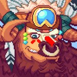 2_horns anthro facial_piercing horn male nose_piercing nose_ring piercing ring_piercing beardreigon blizzard_entertainment warcraft bovid bovine mammal tauren 1:1 digital_media_(artwork) pixel_(artwork)