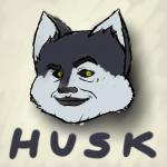 anthro black_body black_fur black_nose black_sclera fur lips male simple_background smile solo white_body white_fur yellow_eyes bilabee thehuskyk9 canid canine canis domestic_dog husky mammal nordic_sled_dog spitz 1:1 2019 digital_media_(artwork)