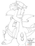 2_penises animal_genitalia animal_penis feral genitals hemipenes male multi_genitalia multi_penis penis solo syngie nintendo pokemon fangs_(sparkychu) gabite generation_4_pokemon pokemon_(species) hi_res