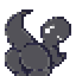 ambiguous_gender big_butt black_body butt looking_back raised_tail shaking_butt simple_background smile solo tail white_background dustyspaghetti google google_chrome dinosaur_(google_chrome) dinosaur prehistoric_species reptile scalie 1:1 animated digital_media_(artwork) loop low_res monochrome pixel_(artwork) pixel_animation