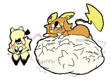 >_< ambiguous_anthro ambiguous_gender ambiguous_pred ambiguous_prey anthro anthro_pred anthro_prey beam belly big_belly big_butt biped black_ear_tips black_eyelids black_nose blonde_hair blush blush_lines bodily_fluids bodily_noises butt cheek_blush cheek_spots clenched_eyes countershade_belly countershade_fur countershading digestion digestion_noises dipstick_ears dot_nose duo ear_markings eyes_closed face_imprint feet foot_imprint frown fully_inside fur gloves_(marking) grey_text hair half-closed_eyes hand_imprint hand_on_belly hand_on_own_belly huge_belly hyper hyper_belly imminent_oral_vore imminent_vore imprint larger_pred leg_markings levitation lidded_eyes lightning_tail looking_at_another looking_down looking_down_at_another markings monotone_background motion_lines multicolored_ears multiple_prey narrowed_eyes oral_vore orange_body orange_fur orange_hair rumbling_stomach same_size_vore semi-anthro side_view simple_background size_difference slosh sloshing_belly small_feet smile smirk smug socks_(marking) soft_vore sound_effects struggling struggling_prey sweat sweatdrop tan_belly tan_body tan_fur telekinesis thick_thighs toothy_grin toothy_smile two_tone_ears unwilling_prey upside_down vore vowelless vowelless_sound_effect white_background wide_hips worried yellow_body yellow_ears yellow_fur meatcanister nintendo pokemon daniel_(meatcanister) alolan_form alolan_raichu generation_2_pokemon generation_7_pokemon mammal pichu pokemon_(species) regional_form_(pokemon) rodent 2026 digital_media_(artwork) english_description full-length_portrait pixel_(artwork) portrait male_(lore)