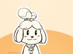 :3 >:3 blinking blush blush_stickers bow_(feature) bow_tie clothed clothing disembodied_hand duo female frown humor joke smile solo_focus string_bow string_bow_tie toony susanoomon_(artist) animal_crossing nintendo pokemon isabelle_(animal_crossing) canid canine canis domestic_dog generation_7_pokemon incineroar mammal pokemon_(species) shih_tzu toy_dog 2d_animation animated line_art short_playtime