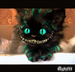 ambiguous_gender creepy grin nightmare_fuel smile solo unknown_artist alice_in_wonderland alice_in_wonderland_(2010) alice_in_wonderland_(disney) disney cheshire_cat cheshire_cat_(disney) cheshire_cat_(species) domestic_cat felid feline felis mammal letterbox