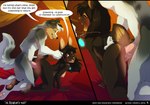 2015 all_fours annie_(theredhare_and_demicoeur) anthro anthro_on_anthro australian_shepherd balls black_hair black_nose bodily_fluids breasts brown_eyes buckteeth canid canine canis comic cum cum_in_pussy cum_inside digital_media_(artwork) domestic_dog domestic_rabbit duo english_text erection feet female female_penetrated from_behind_position genital_fluids genitals hair herding_dog hindpaw hioshiru iskra jack_(theredhare) jewelry lagomorph leporid long_hair looking_back male male/female male_penetrating male_penetrating_female mammal necklace nipples nude one_eye_closed open_mouth orgasm oryctolagus pastoral_dog pawpads paws penetration penile penile_penetration penis penis_in_pussy pillow rabbit rex_rabbit sex shaded sheepdog soles teeth text theredhare toes vaginal vaginal_penetration