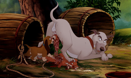 after_rape after_sex age_difference anal anal_penetration anus balls big_penis blood blood_from_mouth blood_in_mouth blood_on_penis bodily_fluids bone brown_body brown_fur corpse cum cum_from_mouth cum_in_mouth cum_inside cum_on_organs cum_through death death_by_penis disembowelment erection eyeball fellatio feral forced fur genital_fluids genitals gore gore_focus grey_body grey_fur grotesque_death group guts heart_symbol intestines licking male male/male male_feral necrophilia oral organs outside paws penetration penile penile_penetration penis penis_in_ass penis_lick pinned pinned_head pinned_to_ground rape sex snuff tongue trio young young_feral young_male chernabog_(artist) disney the_fox_and_the_hound chief_(tfath) copper_(tfath) tod_(tfath) canid canine canis domestic_dog fox hunting_dog mammal red_fox true_fox absurd_res hi_res