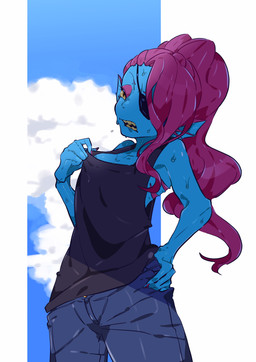 5_fingers absurd_res annoyed bangs black_clothing black_shirt black_topwear blue_skin blue_sky breasts cleavage clothed clothing cloud collarbone ear_fins ear_frills eyebrows eyelashes eye_patch eyeshadow eyewear fangs female fin fish frill front_view gills hair hand_on_hip hi_res humanoid jeans long_hair low-angle_view makeup marine nuba_ball open_mouth outside pants ponytail portrait red_eyeshadow red_hair sharp_teeth shirt sky slit_pupils solo sweat tank_top teeth three-quarter_portrait topwear undertale undyne video_games yellow_sclera yellow_teeth
Rating: Safe
Score: 3
User: Piscator
Date: May 19, 2019 5_fingers absurd_res annoyed bangs black_clothing black_shirt black_topwear blue_skin blue_sky breasts cleavage clothed clothing cloud collarbone ear_fins ear_frills eyebrows eyelashes eye_patch eyeshadow eyewear fangs female fin fish frill front_view gills hair hand_on_hip hi_res humanoid jeans long_hair low-angle_view makeup marine nuba_ball open_mouth outside pants ponytail portrait red_eyeshadow red_hair sharp_teeth shirt sky slit_pupils solo sweat tank_top teeth three-quarter_portrait topwear undertale undyne video_games yellow_sclera yellow_teeth
Rating: Safe
Score: 3
User: Piscator
Date: May 19, 2019