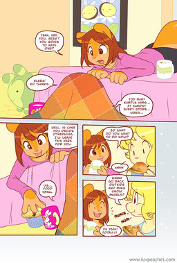 anthro clothed clothed_anthro clothing dialogue female fully_clothed fully_clothed_anthro pink_nose speech_bubble text miu mammal rodent sciurid tree_squirrel 2011 comic english_text url