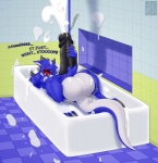 balls bath bathroom biceps big_balls big_penis black_penis blue_skin claws cum cum_bath cum_fountain cum_on_balls cum_on_hand cum_on_penis cum_on_self cum_pool cum_shower cum_string cumshot daniel_kay dragon erection excessive_cum eyes_closed fangs horn hyper hyper_balls hyper_penis leaking lying male masturbation messy muscles nude on_back open_mouth orgasm pecs penis pose scales scalie solo thick_penis tongue vein water white_skin
Rating: Explicit
Score: 15
User: TFC0234
Date: April 17, 2012