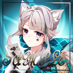 biped blush border bow_ribbon braided_hair clothed clothing eyelashes female fully_clothed gloves grey_hair hair handwear holding_card looking_at_viewer markings not_furry purple_eyes sidelocks solo star star_(marking) text kpokaht029 genshin_impact mihoyo lynette_(genshin_impact) lyney_(genshin_impact) animal_humanoid cat_humanoid felid felid_humanoid feline feline_humanoid humanoid mammal mammal_humanoid 1:1 2023 bust_portrait chinese_text digital_media_(artwork) english_text hi_res portrait teal_theme