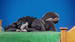 16:9 3d_(artwork) 3d_animation animated anthro bed bedroom_eyes bent_over butt canid canine canis digital_media_(artwork) fur furniture glowing glowing_eyes high_framerate hip_sway inviting kayn_(rekin3d) looking_at_viewer male mammal muscular muscular_male mythological_canine mythological_creature mythology narrowed_eyes no_sound rekin3d seductive shaking_butt short_playtime simple_background smile smiling_at_viewer solo swaying tail tuft webm were werecanid werecanine werewolf widescreen wolf
