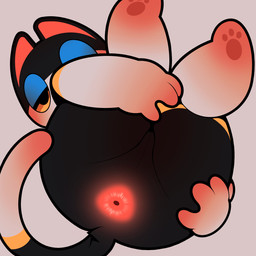anthro anus butt butt_grab hand_on_butt leg_grab looking_at_viewer male nude paws raised_leg solo nulldjqtdma animal_crossing nintendo punchy_(animal_crossing) domestic_cat felid feline felis mammal 1:1 absurd_res hi_res