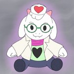 clothing concept costume doctor nurse plushie devluca17 deltarune undertale_(series) ralsei 1:1 absurd_res hi_res