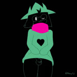 anthro balls becoming_erect bedroom_eyes black_background black_body black_fur bottomless clothed clothing clothing_lift erection eyewear flaccid fur fur_tuft genitals glasses green_clothing green_hat green_headwear green_topwear half-closed_eyes hat head_tuft headgear headwear heart_symbol horn humanoid_genitalia humanoid_penis long_ears looking_at_viewer male narrowed_eyes no_underwear one_eye_closed penis pink_scarf presenting presenting_penis robe robe_lift scarf seductive simple_background smile solo standing throbbing throbbing_balls throbbing_penis tongue tongue_out topwear tuft white_eyes wink wizard_hat neayix deltarune undertale_(series) ralsei bovid caprine goat mammal 1:1 2021 animated artist_name digital_media_(artwork) no_sound short_playtime webm