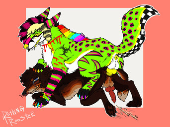 anatomically_correct anatomically_correct_genitalia anatomically_correct_penis animal_genitalia animal_penis blood bodily_fluids canine_genitalia canine_penis crying cum dominant dominant_male duo feral feral_on_feral feral_penetrated feral_penetrating feral_penetrating_feral forced genital_fluids genitals knot male male/male male_penetrated male_penetrating male_penetrating_male penetration penis rape sex sparklefur tears puppy_meats rottingxrooster rooster_(rottingxrooster) canid canine canis domestic_dog mammal hi_res