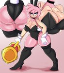 2024 amy_rose anthro biped bodily_fluids breasts butt clothed clothing eulipotyphlan eyelashes female hedgehog hi_res legwear looking_at_viewer mammal pupils saltyxodium sega smile sonic_the_hedgehog_(series) sweat thick_thighs thigh_highs