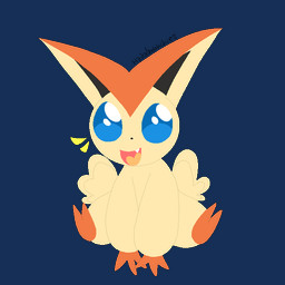 ambiguous_gender anthro blue_eyes cute_fangs fangs fur happy open_mouth orange_body semi-anthro simple_background sitting solo teeth transparent_background wings yellow_body yellow_fur conditional_dnp funnyfaemeat nintendo pokemon generation_5_pokemon legendary_pokemon mammal pokemon_(species) victini 1:1 2025 alpha_channel digital_drawing_(artwork) digital_media_(artwork) lineless pixel_(artwork) signature