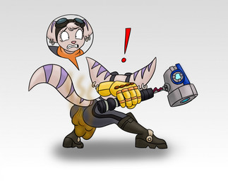 accident anthro embarrassed feces feces_in_ass feces_on_body feces_on_butt female pooping pooping_on_self robotic_arm shocked smelly smelly_butt soiled soiled_bottomwear soiling solo serafim6394 ratchet_and_clank sony_corporation sony_interactive_entertainment rivet_(ratchet_and_clank) lombax mammal hi_res