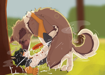 4_toes anal anal_orgasm anal_penetration animal_genitalia animal_penis anthro anthro_on_feral anthro_penetrated bestiality bestiality_kiss big_penis biped blush bodily_fluids brown_body brown_fur canine_genitalia canine_penis claws countershade_face countershade_fur countershade_tail countershade_torso countershading cum cum_between_toes cum_on_face cum_on_feet cum_on_own_face cum_on_self cum_while_penetrated cumshot duo ejaculation erection excessive_cum excessive_genital_fluids feet feral feral_penetrating feral_penetrating_anthro feral_penetrating_male fingers from_front_position fur genital_fluids genitals hands-free intraspecies intraspecies_bestiality kissing lying male male/male male_anthro male_feral male_on_anthro male_on_feral male_penetrated male_penetrating male_penetrating_anthro male_penetrating_male messy multi_nipple nipples orgasm paws penetration penile penile_penetration penis penis_in_ass piledriver_position plant sex shota sound_effects sweat tail text toes tree young young_anthro young_male jamesdog james_(jamesdog) canid canine canis domestic_dog mammal shiba_inu spitz absurd_res hi_res story story_in_description