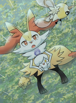 3_toes :o ambiguous_anthro ambiguous_feral ambiguous_gender anthro arm_tuft biped bird's-eye_view black_body cheek_tuft chest_tuft colored_fire cute_fangs detailed_background digitigrade dipstick_tail duo_focus eyes_closed facial_tuft fangs feet feral fire flying fur group high-angle_view holding_another inner_ear_fluff looking_at_viewer markings multicolored_body multicolored_fur nude_ambiguous nude_anthro on_model open_mouth orange_body orange_eyes orange_fur outside pointy_ears prick_ears purple_fire quadruped raining shoulder_tuft standing tail tail_markings teeth toes tuft white_body white_fur yellow_body yellow_fur matata nintendo pokemon animate_inanimate braixen canid cutiefly generation_5_pokemon generation_6_pokemon generation_7_pokemon joltik litwick mammal pokemon_(species) 2022 absurd_res digital_drawing_(artwork) digital_media_(artwork) full-length_portrait hi_res portrait shaded