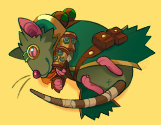 anus bandage bandaged_tail bracelet clothing eyes_closed feral fur green_body green_fur jewelry lying male on_side rat_tail simple_background sleeping solo tail tail_wraps whiskers wraps x_anus yellow_background kennekydeky league_of_legends riot_games tencent twitch_(lol) mammal murid murine rat rodent 2024 hi_res meme redraw