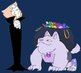 ambiguous_gender amethyst_(gem) anthro bag bottomwear candy claws clothed clothing costume dessert duo fangs food footwear forehead_gem fur gem hair halloween_costume holidays orange_eyes pearl_(gem) purple_body purple_fur shoes shorts smile tail teeth toony discount-supervillain cartoon_network halloween mythology steven_universe amethyst_(steven_universe) pearl_(steven_universe) alien alien_humanoid amethyst_(gem_species) canid canine canis gem_(species) humanoid mammal mythological_canine mythological_creature pearl_(gem_species) quartz_(gem_species) vampire werecanid werecanine werecreature werewolf wolf alpha_channel digital_media_(artwork)