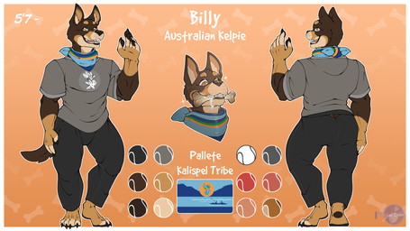 4_toes 5_fingers anthro bone border brown_body brown_eyes clothing color_swatch feet fingers flag front_view male muscular muscular_male rear_view simple_background solo tan_body text toes white_border yanidesu billy_the_kelpie australian_kelpie canid canine canis domestic_dog herding_dog mammal pastoral_dog sheepdog 16:9 4k absurd_res english_text headshot_portrait hi_res model_sheet portrait widescreen