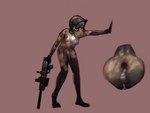 anthro anus armor bodily_fluids breasts butt cum dirt gaping gaping_anus genital_fluids genitals gun gynomorph headgear helmet intersex leaking nude penis ranged_weapon solo spread_anus spreading tail tail_anus weapon goobeejoo gooseberryjuice pixile_studios super_animal_royale esme_plumpkin domestic_ferret gulonine hybrid mammal marten mustelid musteline pine_marten polecat_(mustelid) true_musteline weasel hi_res trans_(lore) trans_woman_(lore)