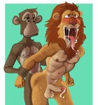 abs ahegao anal anal_penetration anthro anthro_on_anthro anthro_penetrated anthro_penetrating anthro_penetrating_anthro ape balls biceps big-fig big_butt blush blush_lines bodily_fluids bodyguard_position bored bored_ape_yacht_club bored_sex brown_body brown_fur brown_hair brown_mane butt butt_squish chest_tuft circumcised cum cum_drip digital_media_(artwork) dripping dripping_penis drooling duo erection fangs felid fist from_behind_position fur genital_fluids genitals grabbing_arms hair hand_on_arm haplorhine hi_res humanoid_genitalia humanoid_penis interspecies lazy_lions leaning leaning_forward lion looking_down looking_pleasured looking_up male male/male male_penetrated male_penetrating male_penetrating_male mammal mane meme monkey multicolored_body muscular muscular_anthro muscular_male navel nft nft_lion nft_monkey nipples nude open_mouth orange_body orange_fur orange_hair orange_mane pantherine parody pecs penetration penile penile_penetration penis penis_in_ass precum precum_drip primate saliva saliva_string sex sharp_teeth simple_background smile spread_arms squish standing standing_sex sweat sweatdrop tan_body teeth tongue tongue_out tuft vein veiny_penis wet wrist_grab yellow_body yellow_fur