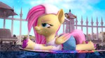 16:9 3d_(artwork) 4k 90s_grunge_fluttershy absurd_res alternate_hairstyle band-aid band-aid_on_face band-aid_on_nose bandage bandage_on_face bandage_on_nose bottomwear clothed clothing digital_media_(artwork) equid equine feathered_wings feathers female feral fetlocks fluffy fluffy_mane fluffy_tail fluttershy_(mlp) folded_wings friendship_is_magic fur grin hair hasbro hat headgear headwear hi_res hooves horse lying mammal my_little_pony mythological_creature mythological_equine mythology on_front outside pegasus pink_hair pink_tail pony shirt silkworm205 skirt smile solo source_filmmaker surfboard surfing tail teal_eyes topwear tuft widescreen wings yellow_body