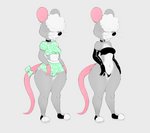 anthro butt den female solo wide_hips usnarbit doris lilla mammal murid murine rat rodent 2020 hi_res