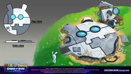 ambiguous_anthro ambiguous_gender anthro appliance broken_object featureless_legs fur gradient_background laundry_machine long_ears nude_ambiguous nude_anthro outside platform short_legs simple_background solo standing text title tools washing_machine white_body white_fur wire wrench year giacomo_boni mario_plus_rabbids_sparks_of_hope nintendo raving_rabbids rayman_(series) ubisoft lagomorph mammal rabbid 16:9 2022 4k absurd_res adobe_photoshop_(artwork) artist_name colored concept_art crossover dated digital_drawing_(artwork) digital_media_(artwork) english_description english_text hi_res multiple_images official_art procreate_(artwork) widescreen