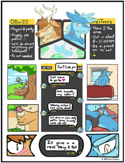 app border bulge emoji genitals humanoid_genitalia humanoid_penis male male/male map penis text white_border fawkesdrox aquatic deer fish mammal shark comic english_text