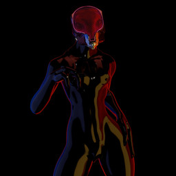 3_fingers anthro armor athletic athletic_anthro athletic_male bodysuit clothing dark fingers flaccid genitals glistening glistening_latex hand_on_hip headgear headwear helmet latex latex_bodysuit latex_clothing latex_skinsuit looking_at_viewer male male_anthro nipple_outline nipples non-mammal_nipples penis pupils sharp_teeth skinsuit slit_pupils solo standing teeth tight_clothing translucent translucent_clothing translucent_headwear yellow_eyes churledbovine halo_(series) microsoft xbox_game_studios alien ibie'shan kig-yar reptile scalie 1:1 3d_(artwork) colored digital_media_(artwork) hi_res