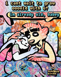 anthro cheek_spots cigarette cigarette_in_mouth clothing cuddling dialogue duo ears_down eyes_closed floppy_ears fur humor male object_in_mouth pivoted_ears shirt smoking_tobacco speech_bubble t-shirt tank_top text topwear white_body white_fur yellow_body yellow_fur rawdawgcomics bingus_(rawdawgcomics) stahli_(rawdawgcomics) bird_dog canid canine canis domestic_dog golden_retriever hunting_dog lagomorph leporid mammal rabbit retriever english_text hi_res