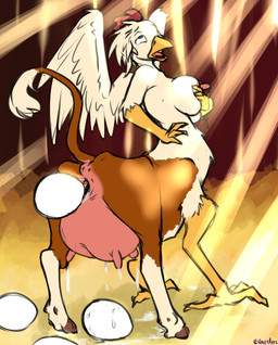 anus beak bodily_fluids breasts breasts_and_teats egg farm feathers feet female genitals hand_on_breast hooves lactating looking_up mid_transformation milk nipples oviposition pregnant_transformation raised_tail solo split_form standing tail talons teats toes transformation udders vulva white_body white_feathers wings halcy0n avian bird bovid bovid_taur bovine bovine_taur cattle cattle_taur chicken chimera galliform mammal mammal_taur phasianid taur hi_res sequence