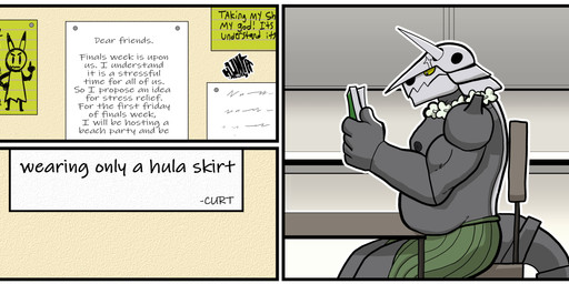 2_panel_comic anthro appliance belly biceps big_muscles biped book chair clothed clothing dialogue fridge furniture grass_skirt grey_body grey_scales hawaiian kitchen kitchen_appliance lei luau male musclegut muscular muscular_male navel nipples note pupils reading reading_book scales solo spikes spikes_(anatomy) table tail topless topless_anthro topless_male triceps hunter-husky third-party_edit nintendo pokemon curtis_sara_taylor generation_7_pokemon mimikyu pokemon_(species) scalie comic comic_edit hi_res