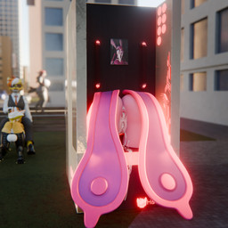 ambiguous_gender anthro anus backsack balls big_balls bodily_fluids clothing cum cum_in_ass cum_in_vagina cum_inside cum_on_picture exhibitionism eyewear female genital_fluids genitals male male/ambiguous public public_exposure public_nudity public_sex public_use sex suit sunglasses vulva haolde mayosplash_(modeler) palworld pocketpair haolde_(character) lovander_(mayosplash) canid canine canis lovander mammal pal_(species) wolf 1:1 3d_(artwork) blender_(artwork) digital_media_(artwork) hi_res
