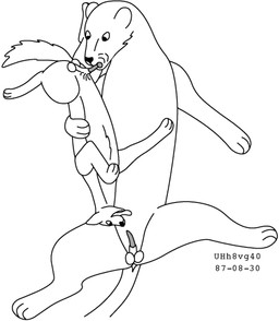 animal_genitalia animal_penis anus balls canine_genitalia canine_penis duo erection feline_genitalia feline_penis feral fur genitals knot knot_root knotted_penis knotting male male/male oral oral_knotting oral_penetration penetration penis sheath simple_background sitting size_difference smile spread_legs spreading tail tongue tongue_out white_background urbanhermit canid canine felid mammal pantherine 1987 dated low_res monochrome