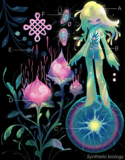animated_gif clothed clothing dress female fetus flower green_body group hair monster_girl_(genre) not_furry plant text trio feefal elemental_creature elemental_humanoid flora_fauna humanoid plant_humanoid animated digital_media_(artwork) english_text short_playtime