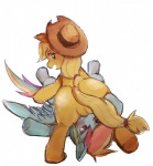 69 aki-tam applejack_(mlp) blonde_hair blue_fur blush butt cowboy_hat equine female feral freckles friendship_is_magic fur green_eyes hair hat horse lesbian mammal multi-colored_hair my_little_pony oral oral_sex orange_fur pegasus pony purple_eyes rainbow_dash_(mlp) rainbow_hair sex wings
Rating: Explicit
Score: 8
User: DragonRanger
Date: September 25, 2013