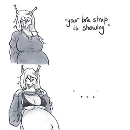 anthro bikini bikini_top bra_strap breasts clothed clothing clothing_lift female flirting hair hoodie long_hair longue_out medium_breasts nipple_outline pregnant pregnant_female solo swimwear topwear two-piece_swimsuit indigobx bra_strap_showing_(meme) vega_chioni_(indigobx) canid canine canis domestic_dog hunting_dog mammal sighthound silken_windhound hi_res meme